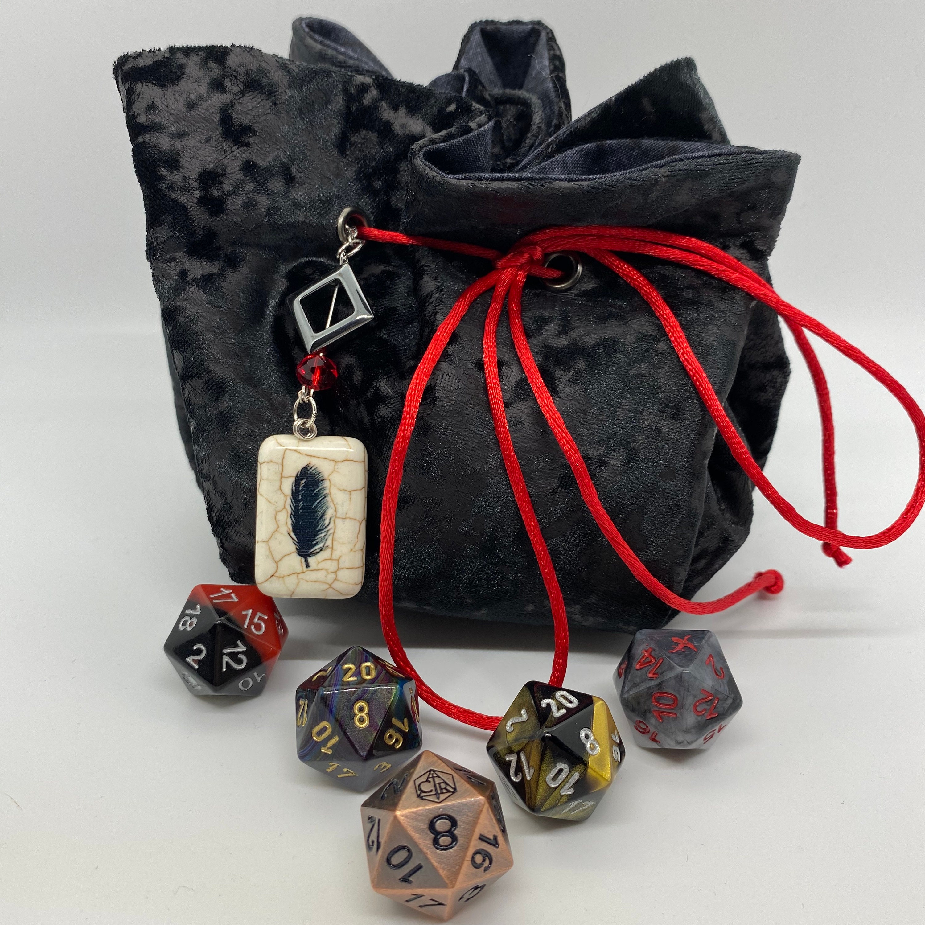 Critical Role Raven Queen Inspired Dice Bag Etsy