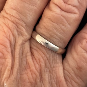 Stack Ring Band  or Thumb Ring Sterling Silver Ring Size 10 Signed