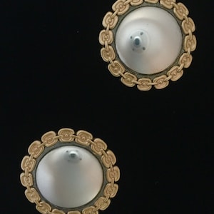 Kabana 14 Karat Gold & Sterling Silver Handmade Fashion Earrings image 1