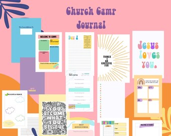 Youth Girl Church Camp Journal