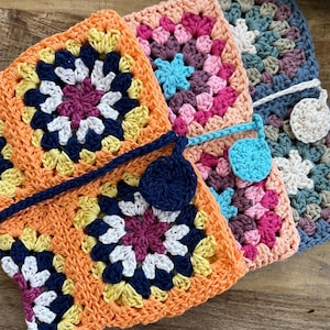 Handmade Beautiful Crochet Book Sleeves for book lovers and gift giving Mothers Day