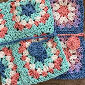 Handmade Beautiful Crochet Book Sleeves for book lovers and gift giving Mothers Day