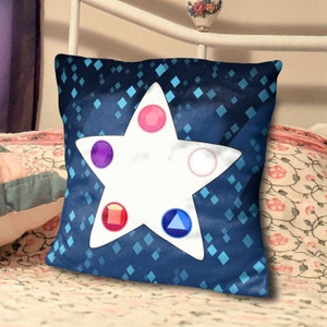 Crystal Gem Star 20" - Spun Polyester Pillow