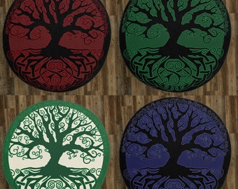 Celtic Tree of Life 60" Round Towel -OR- Area Rug