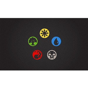 Magic the Gathering, Elements, Trading Card Game Battle Mat  (18&quot; x 24&quot;)