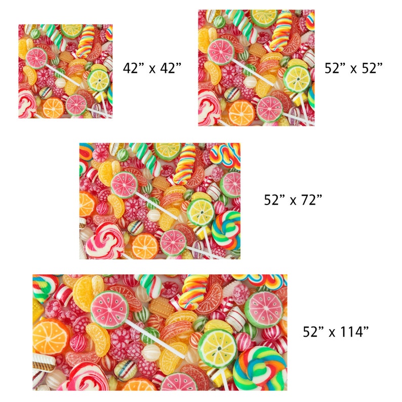 Colorful Candy, Linen Table Cloth - Etsy