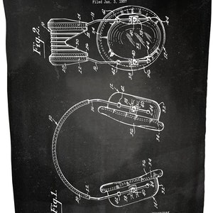 May include: Black and white patent drawing of a headset design. The drawing shows two views of the headset, one with the earcups on and one with the earcups off. The patent number 2,946,860 is visible at the top of the drawing. The text "July 26, 1960" and "R. E. Jansen et al" are also visible. The text "HEADSET" and "Filed Jan. 3, 1957" are also visible.