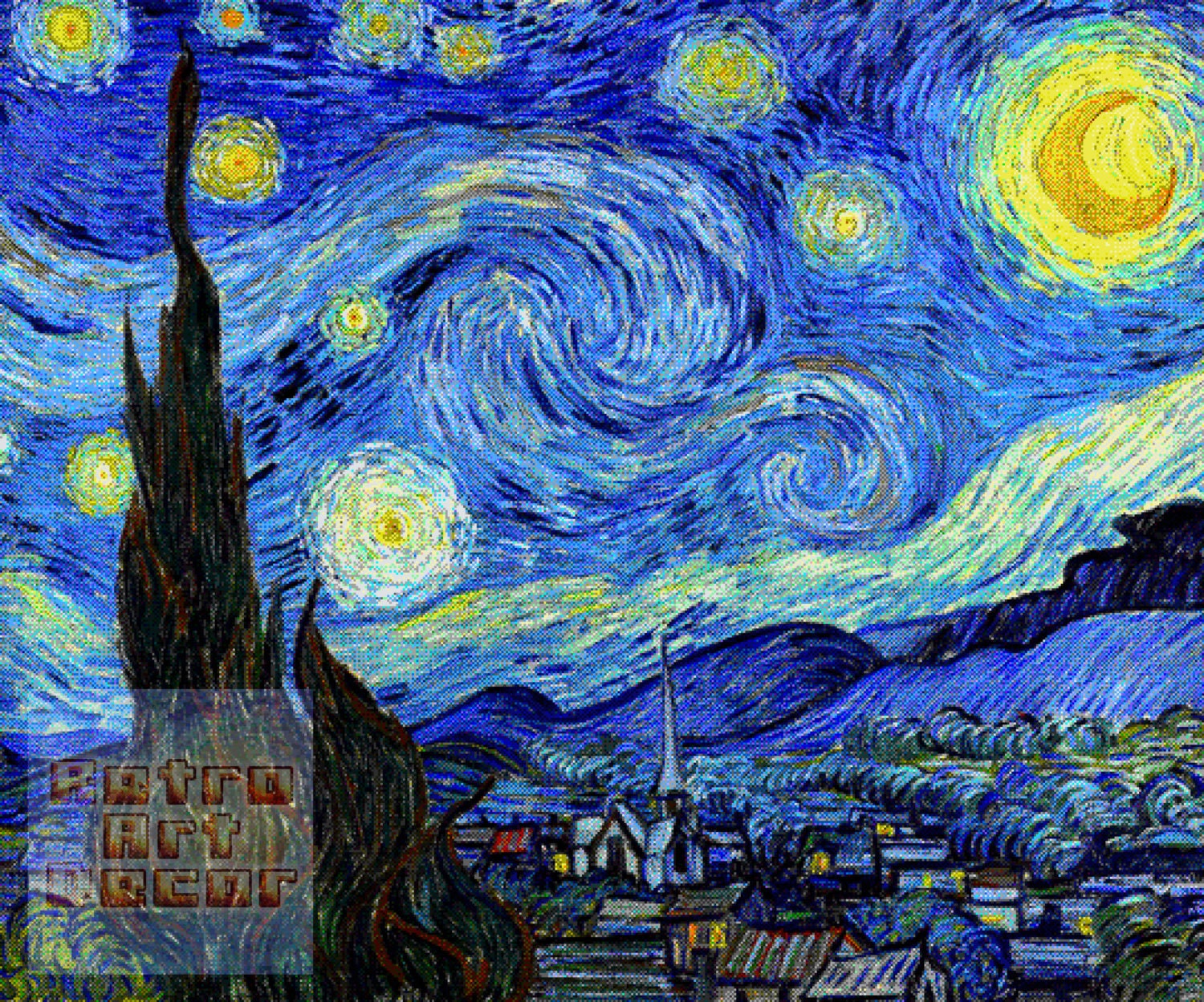 Starry Night for SNES, Pixel Art (8