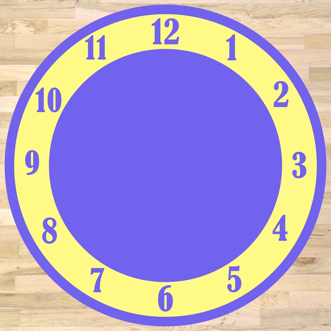 Molly Clock Rug Show Big Comfy Clock 60