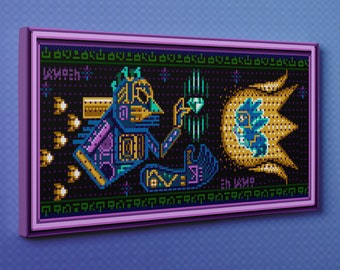 Hidden Palace Prophecy Mural (18" x 24") - Canvas Wrap Print