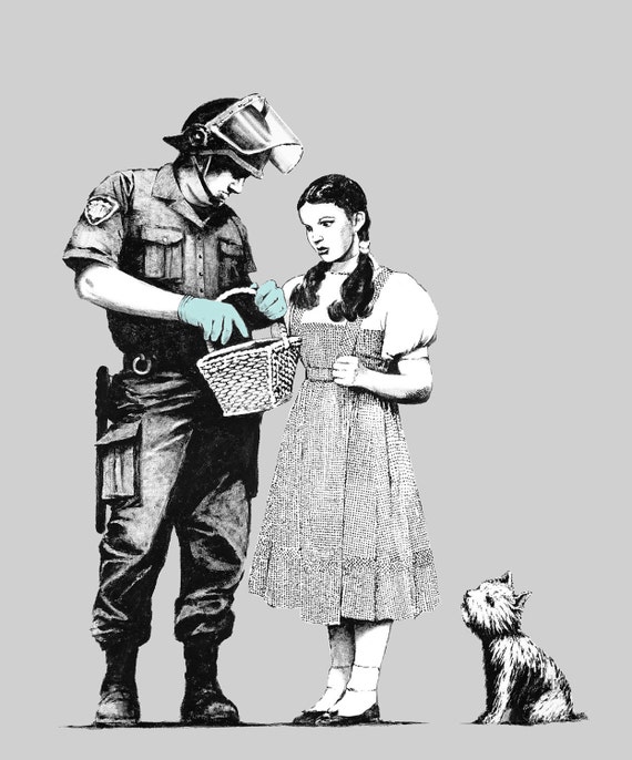 Banksy, Dorothy Police Search (11