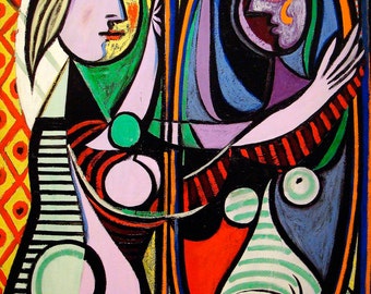 Pablo Picasso. Girl before a Mirror. Paris, March 14, 1932