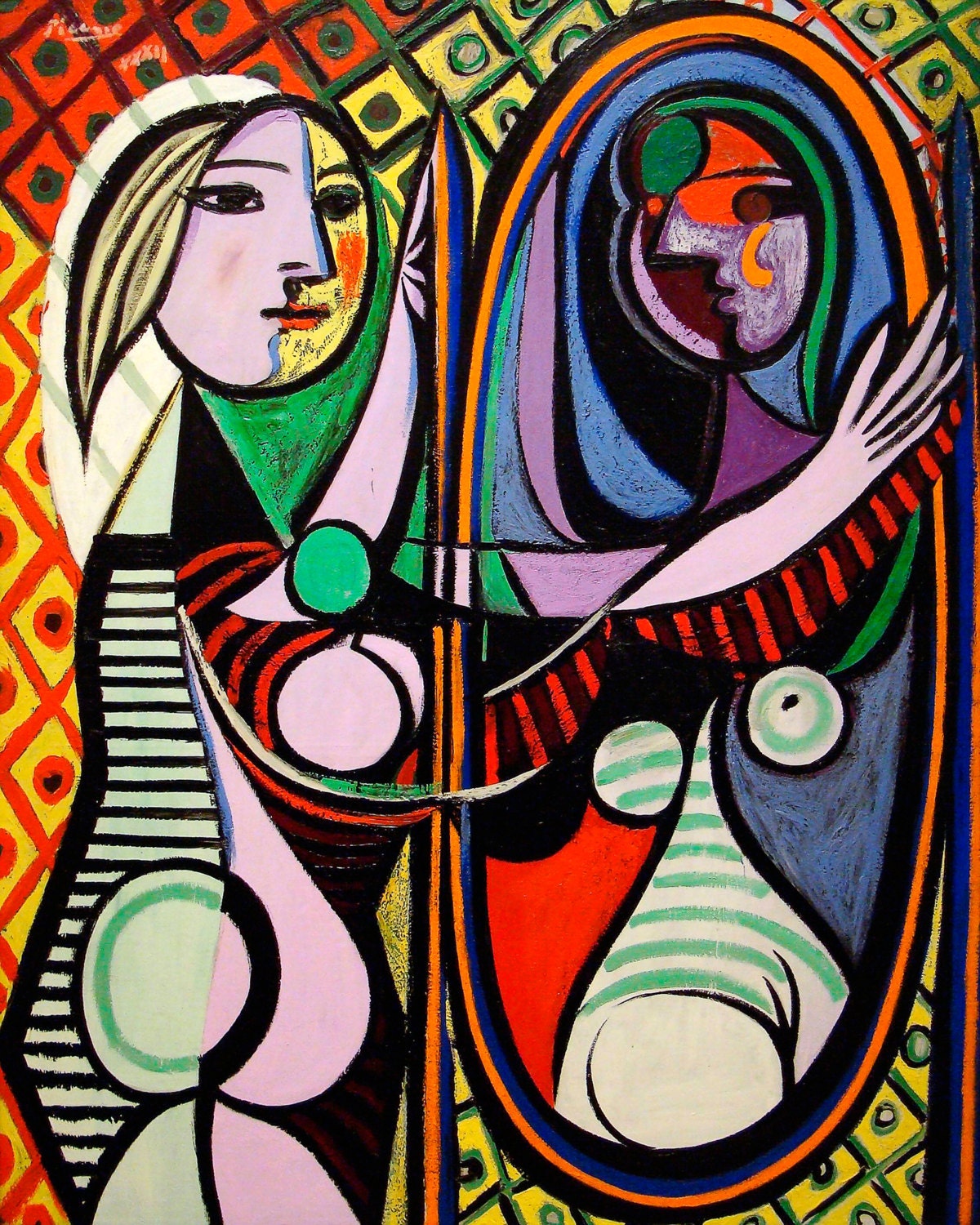 Pablo Picasso's Girl Before A Mirror (16