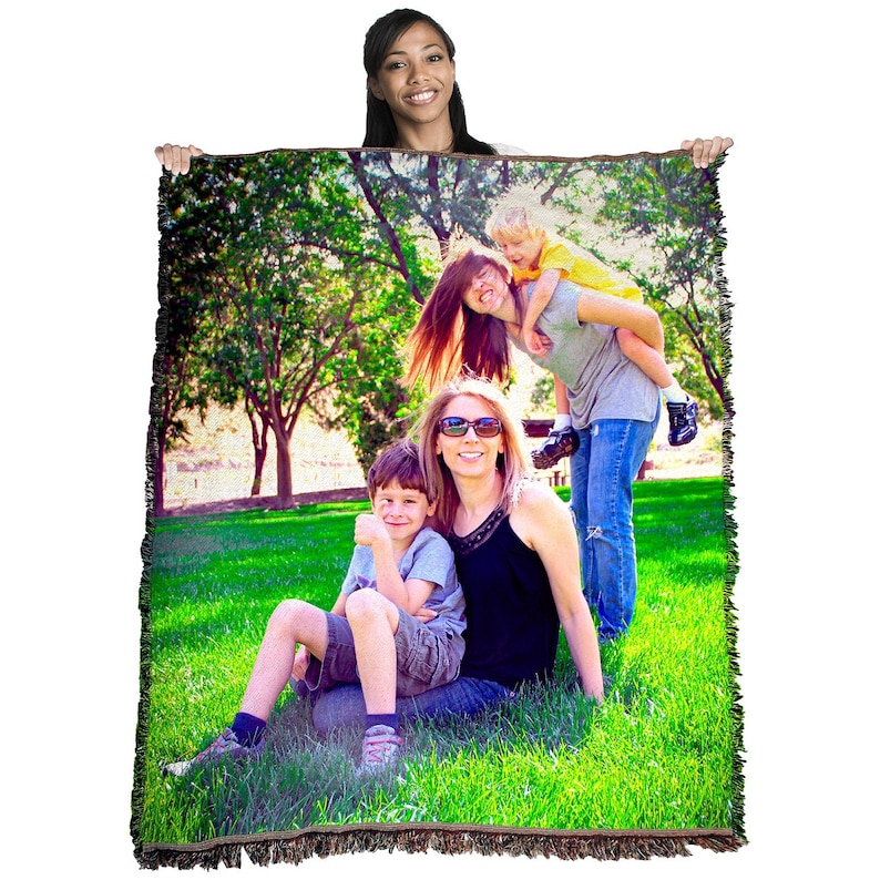 HD Woven Photo Blanket Etsy