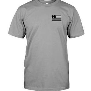 Amerikanische Flagge - Abe Lincoln Zitat, Unisex T-Shirt - Jede Farbe Shirt erhältlich