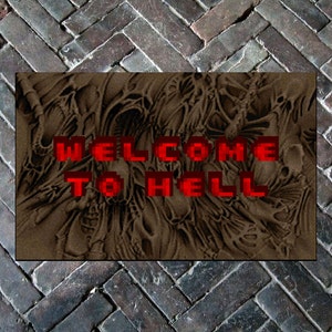 DOOM "Welcome to Hell", 24” x 36” Doormat Floormat