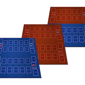 YGO TCG Two-Player Battle Mat  (25&quot; x 26&quot;)