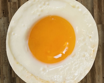 Sunny-Side Up Egg 60" Round Towel -OR- Rug