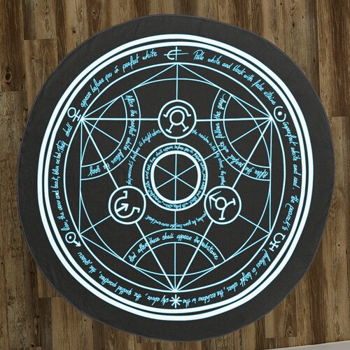 FMA Transmutation Circle 60 Round Microfiber Towel OR - Etsy