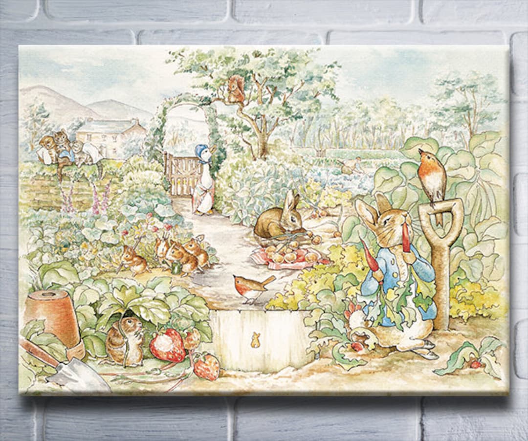 Beatrix Potter Characters Canvas Wrap Print Etsy Il 1080xN.1439230362 K8l0