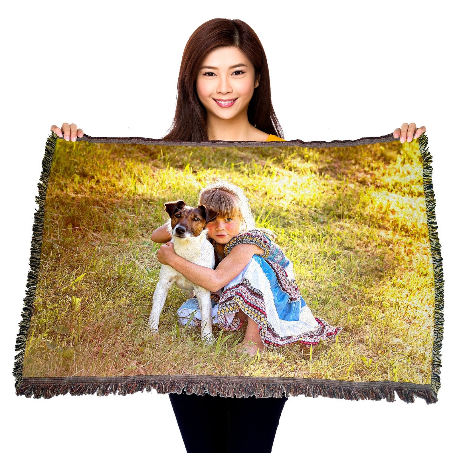 HD Woven Photo Blanket Etsy