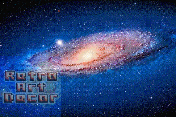 Andromeda☆彡 The Andromeda Galaxy for NES, Pixel Art (16