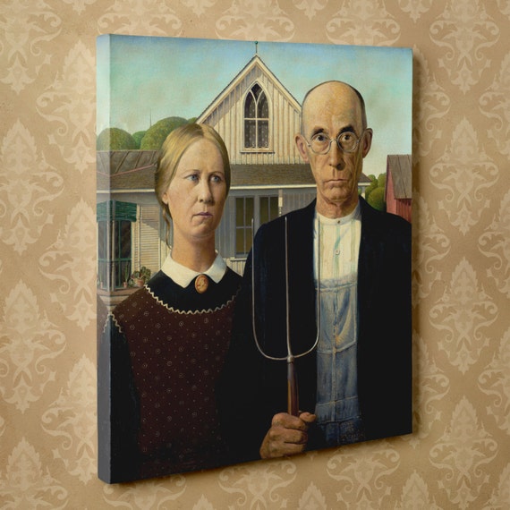 American Gothic by Grant Wood (16