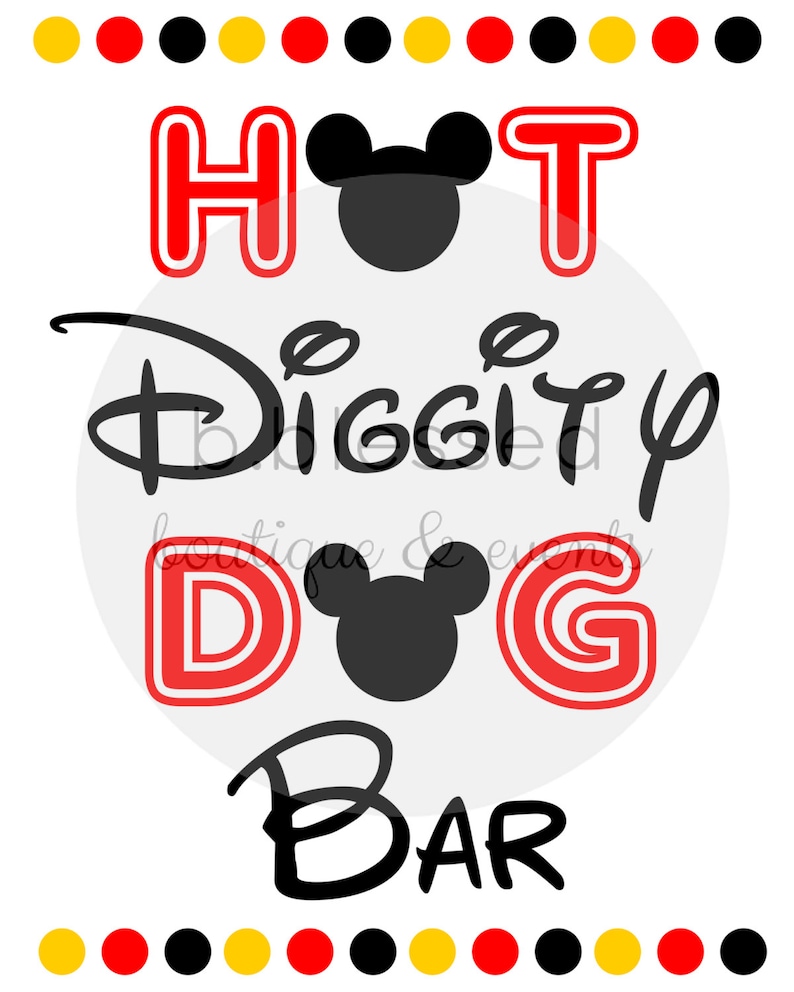 Very hot Diggity Pet dog Bar Printable Indication graphic regarding Hot Diggity Dog Bar Free Printable known as Warm Diggity Pet dog Bar Printable Signal