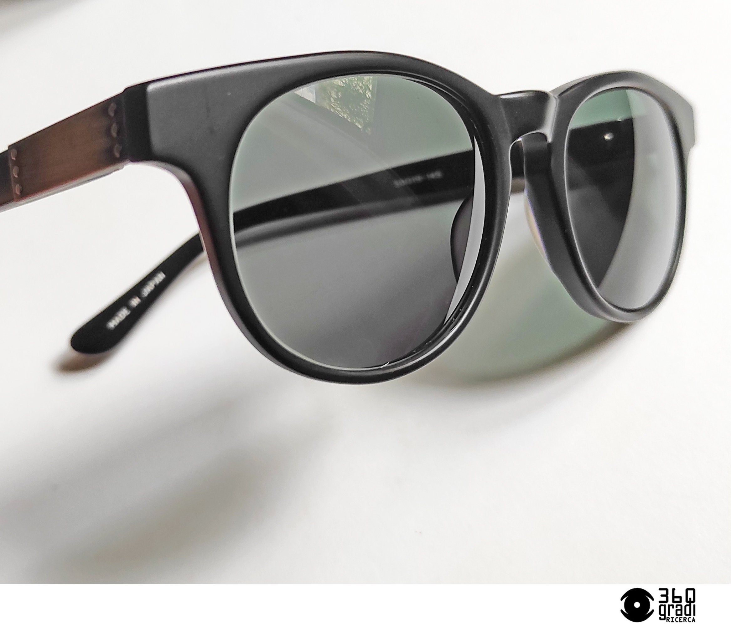 Vintage. 1990s Minimalism. Bada; made in Japan.  Elegant Black Sunglasses. Bada BL613 Made in Japan Sunglasses Vintage 1990s (medium  main image 4