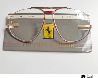 Vintage aviator frame "Ferrari F2", made in 1980s (medium/large)