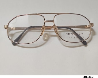 Viennaline Titanium 1711 Eyeglasses Vintage Japan 1980s (large