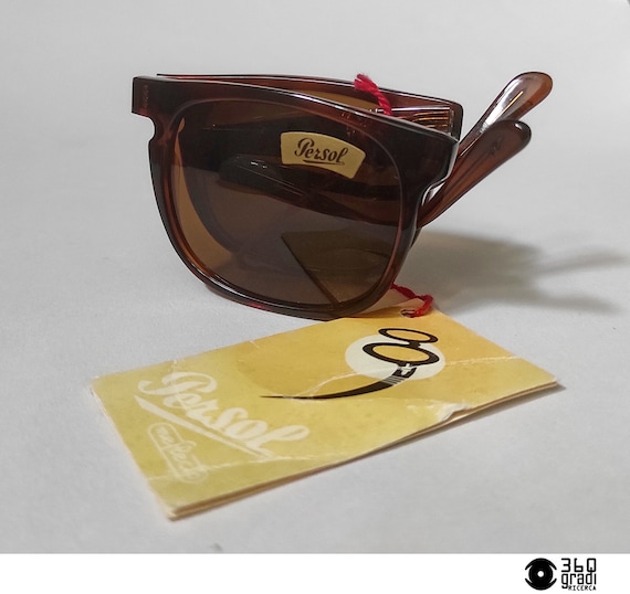 Vintage folding sunglasses "Persol Meflecto Ratti… - image 1