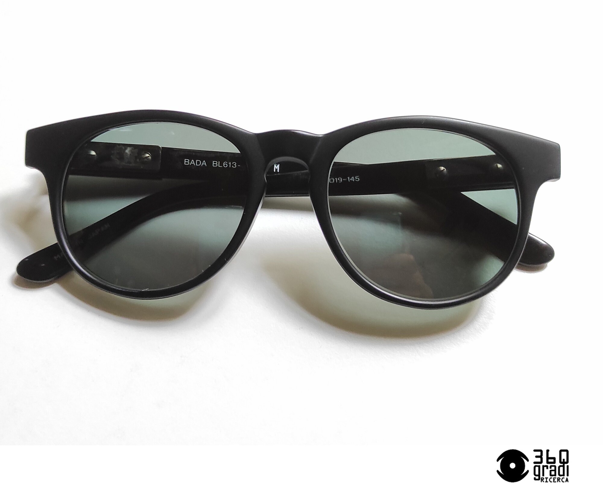 Vintage. 1990s Minimalism. Bada; made in Japan.  Elegant Black Sunglasses. Bada BL613 Made in Japan Sunglasses Vintage 1990s (medium  main image 3
