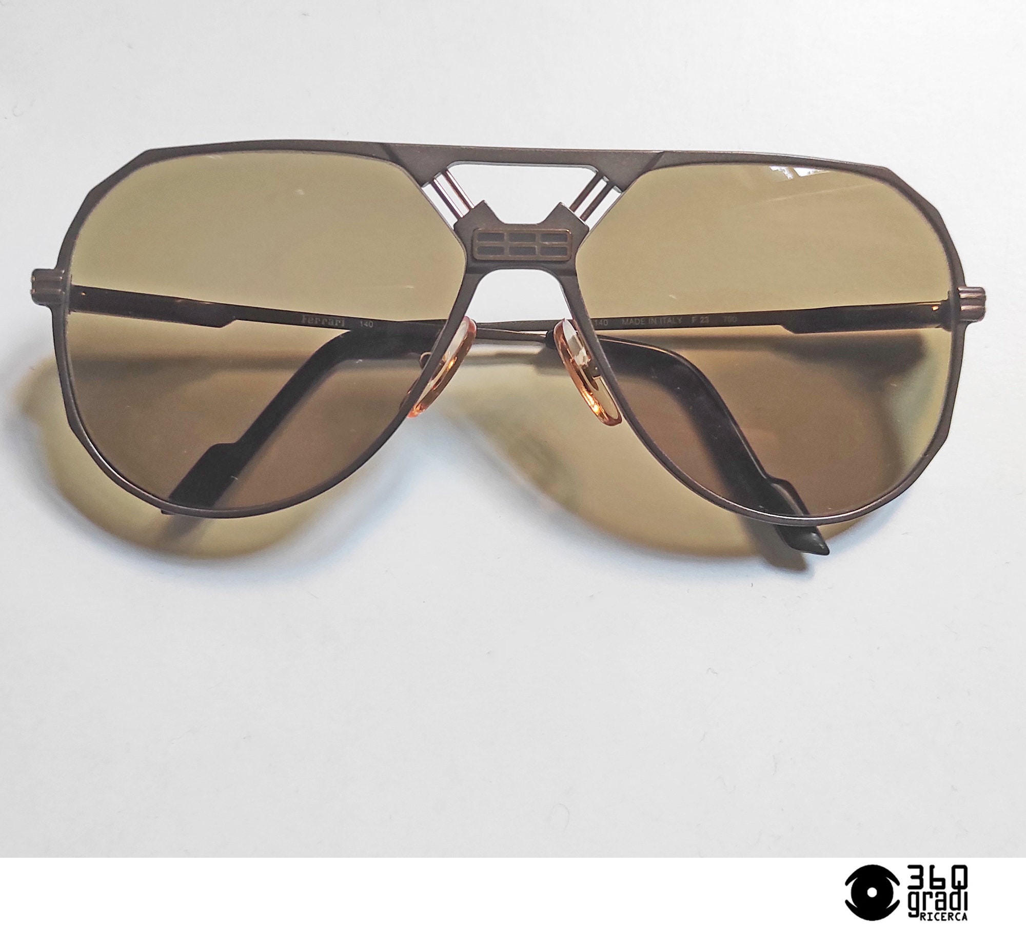 Vintage Satin Brown Sunglasses 