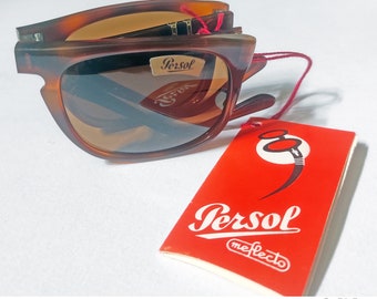 Occhiali da sole  pieghevoli "Persol Meflecto Ratti 807"  vintage 1980s (medium) NOS