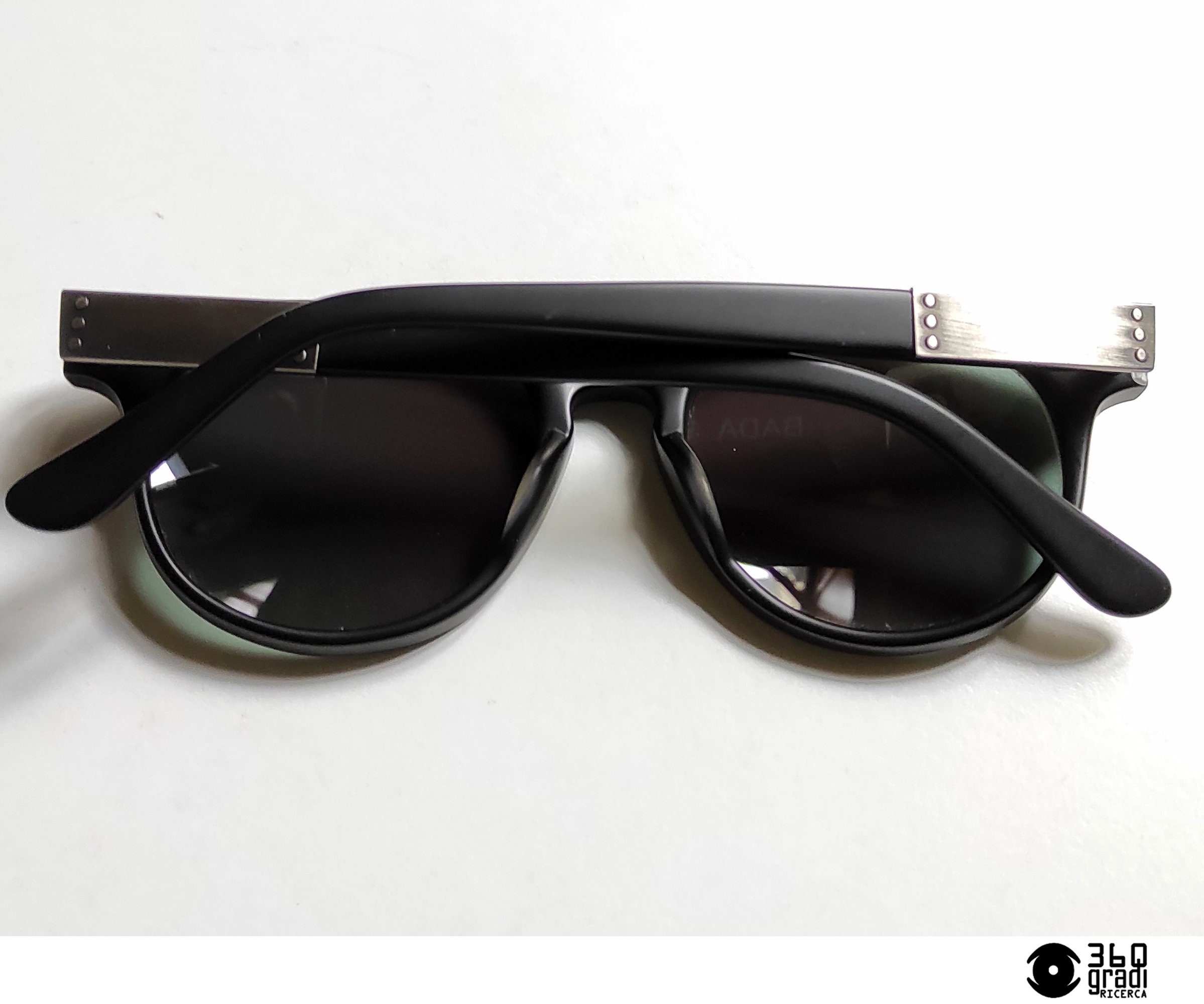 Vintage. 1990s Minimalism. Bada; made in Japan.  Elegant Black Sunglasses. Bada BL613 Made in Japan Sunglasses Vintage 1990s (medium  main image 2