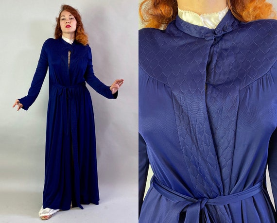 1940s Lady of the House Dressing Gown Coverup | Vi