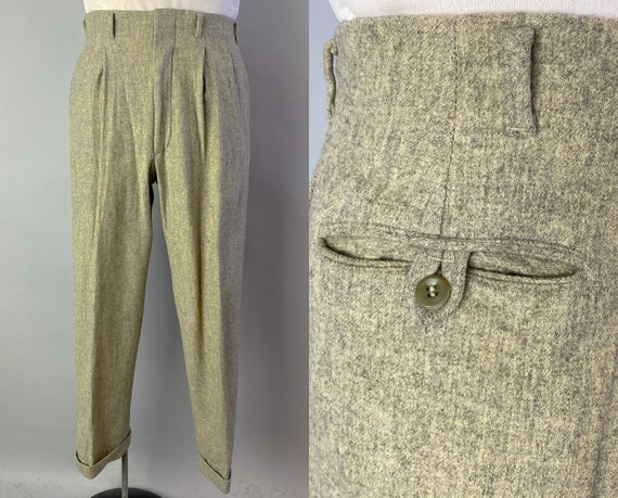 1940s Fashionable Freddy Trousers | Vintage 40s He