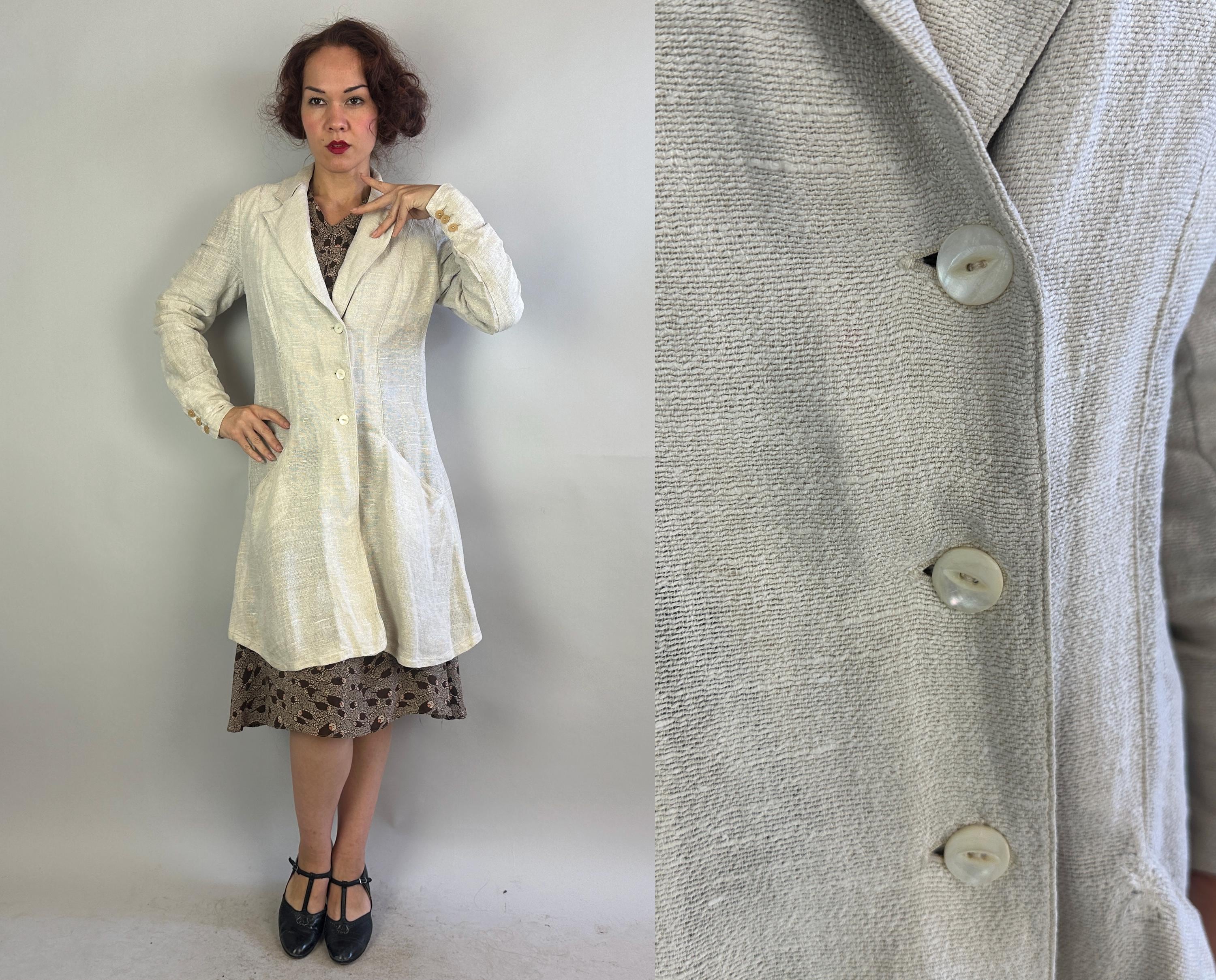 1920s Leave 'em in the Dust Duster Coat | Vintage Antique 1920s Leave 'em in the Dust Duster Coat | Vintage Antique