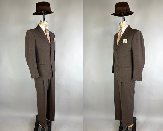 1940s Man of Distinction Suit | Vintage 40s Light… - image 2
