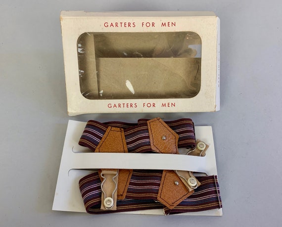 1940s Dapper Dan Sock Garters | Vintage 40s NOS Br