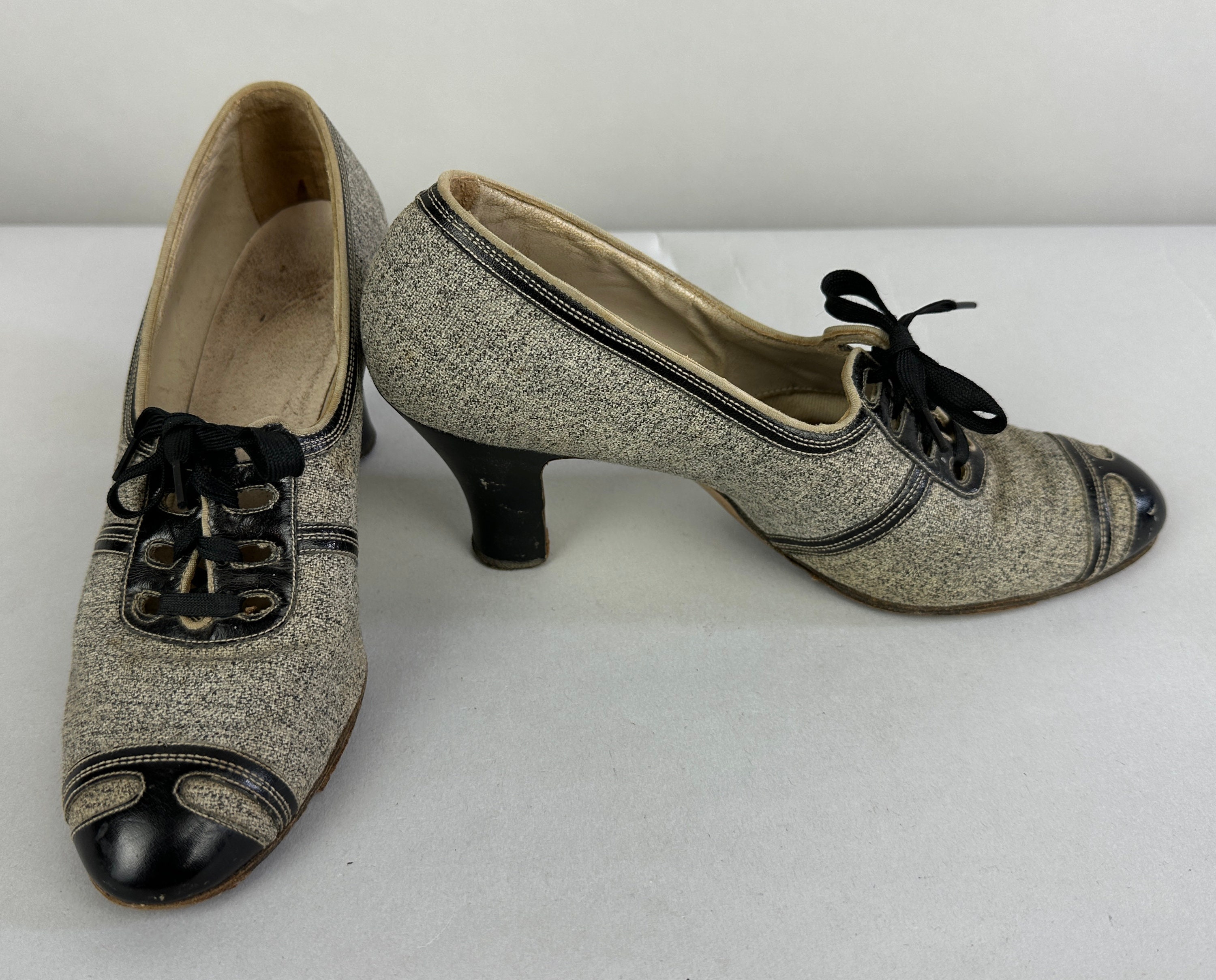 1920s Oxford Heels