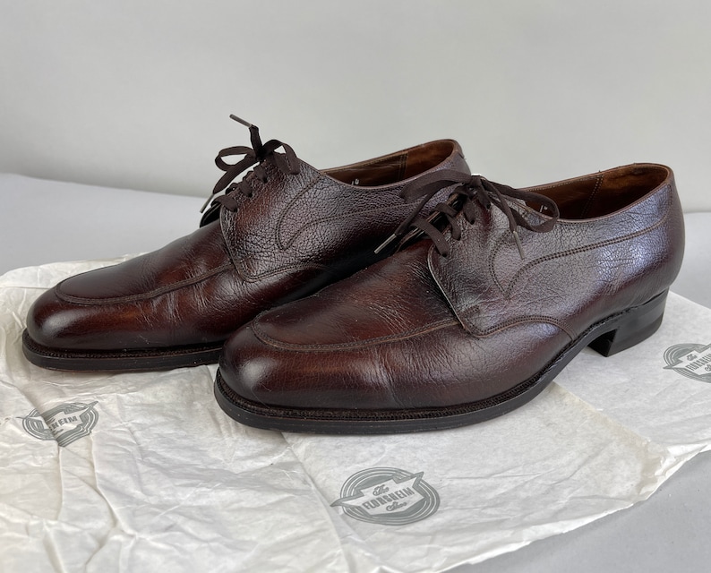 1960s Sporty Florsheim Shoes Vintage 60s Leather Pecan Brown - Etsy