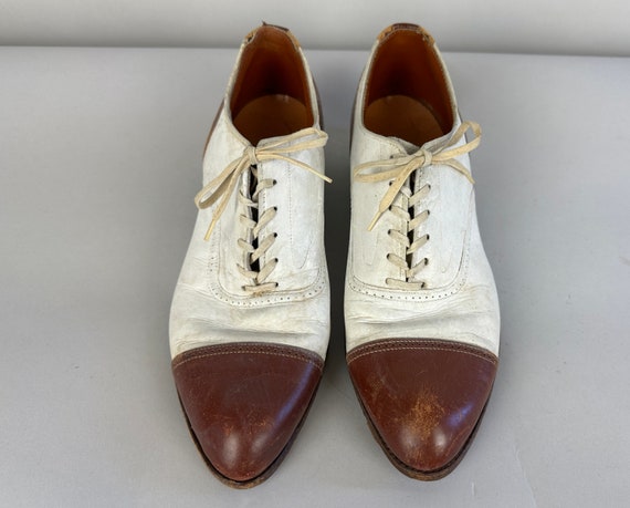 1930s Spectacular Spectator Shoes | Vintage 30s T… - image 4