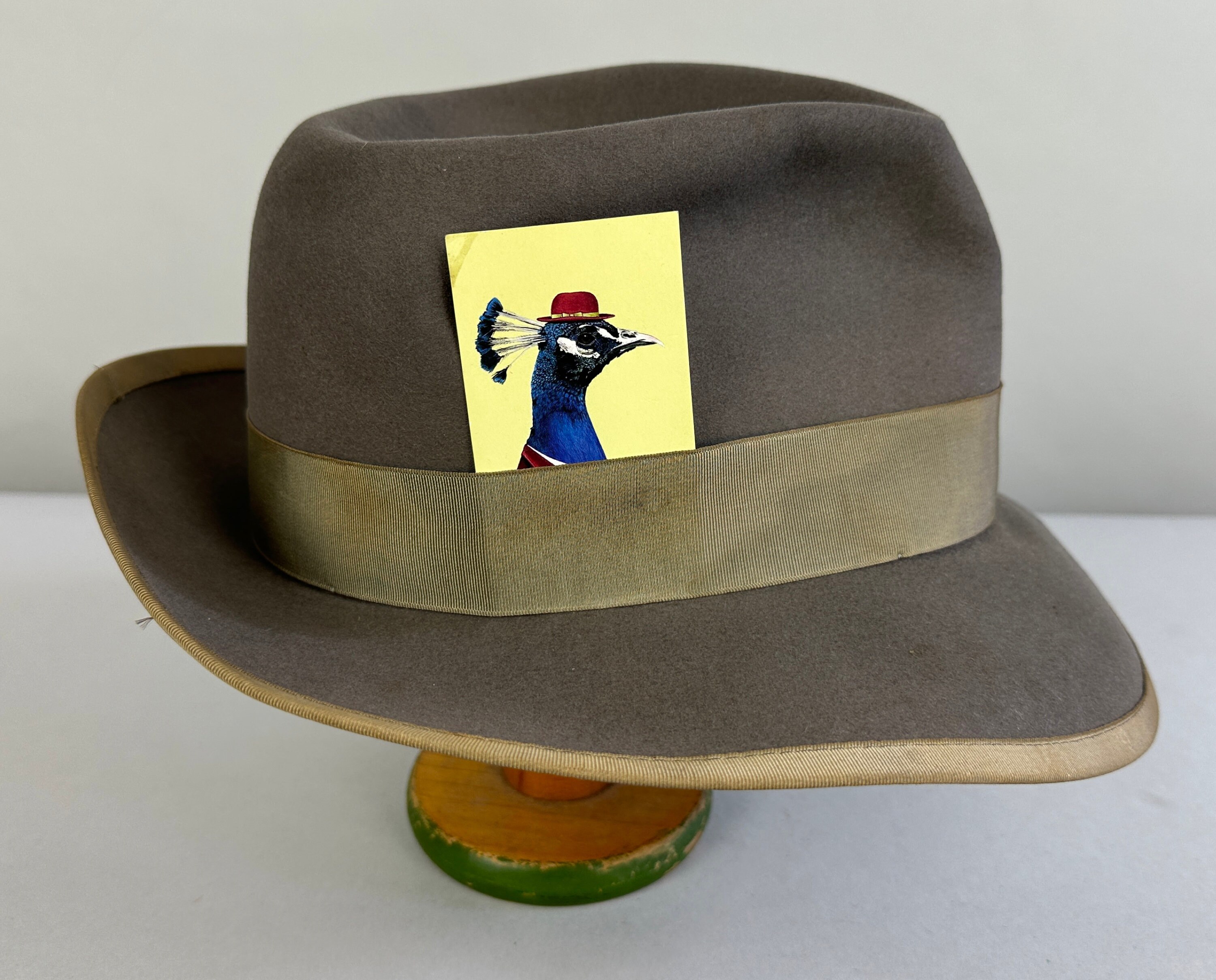 1940s Dapper Dan Fedora | Vintage 40s Dove Grey Beaver Felt 1940s Dapper Dan Fedora | Vintage 40s Dove Grey Beaver Felt