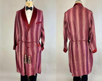 じ*ん様 1900s silk satin smoking jacket じ*ん様 1900s silk satin smoking jacket Vintage 60s Oriental