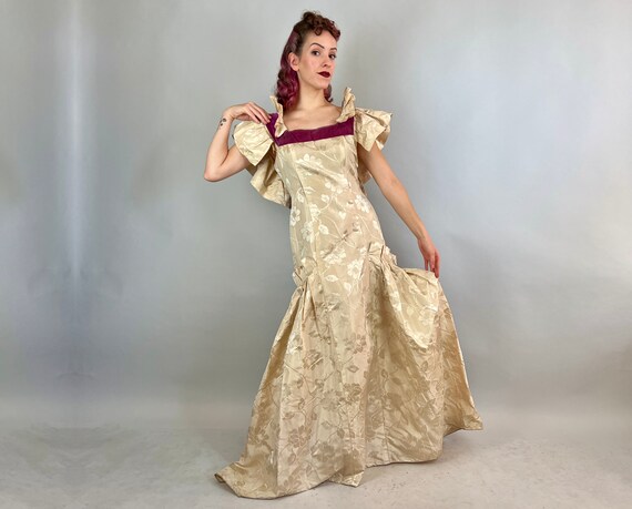 1930s Effervescent Edith Gown | Vintage 30s Champ… - image 6