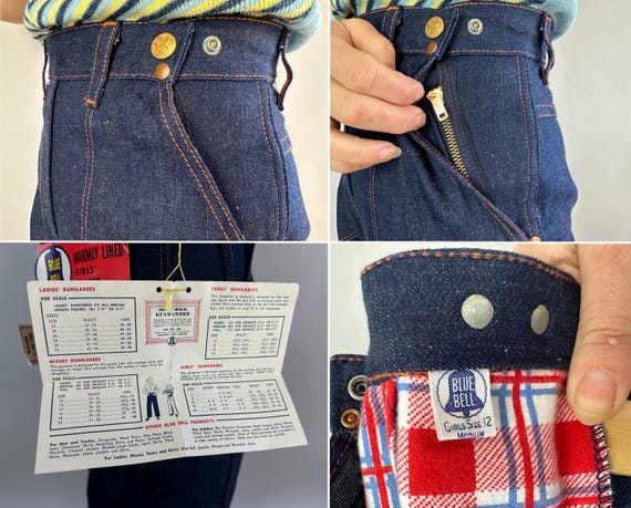 1950s Jeanie's Juke Box Joint Jeans | Vintage 50s Deadstock Blue