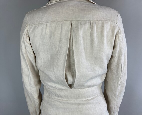 1930s Derby Day Suit | Vintage 30s White Summer L… - image 3