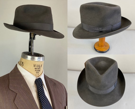 1950s Classic Carl Fedora Vintage 50s 